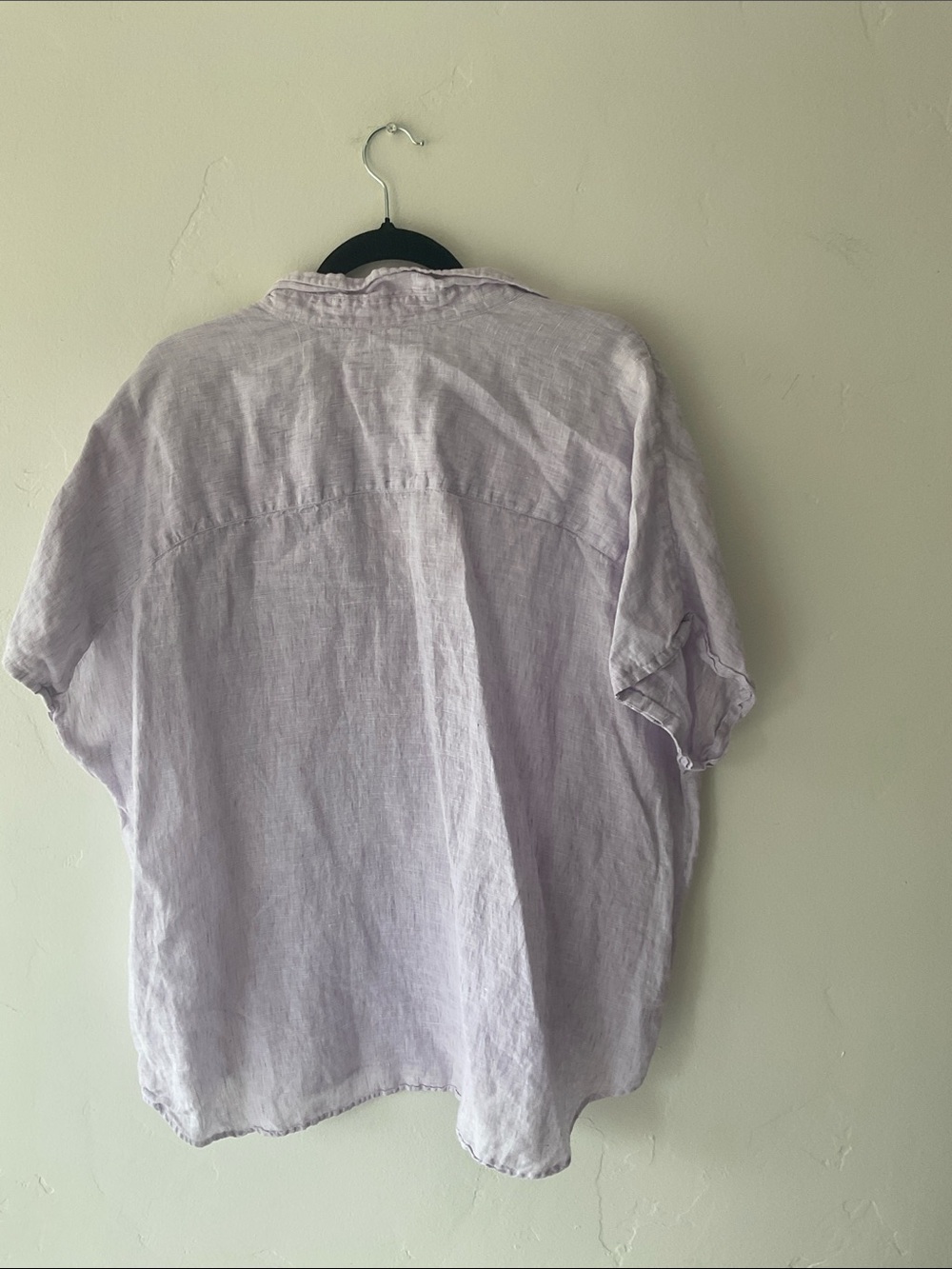 Grayson Lavender Linen Button Pullover - Picture 3 of 3